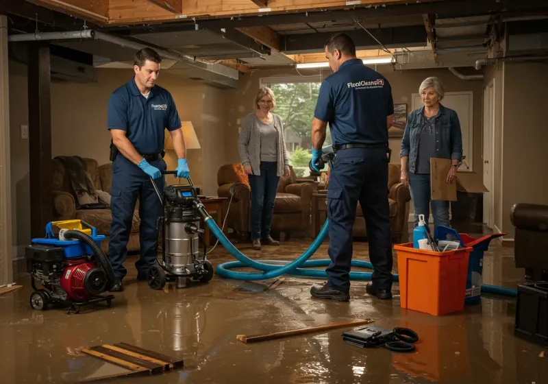 Basement Water Extraction and Removal Techniques process in Weber City, VA